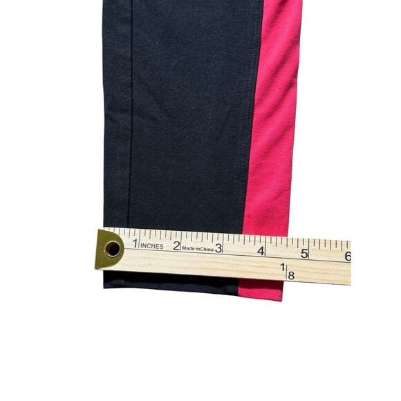 Victoria’s Secret PINK Yoga Leggings Womens M Black Pink Side Stripe Logo Pants - Picture 9 of 9